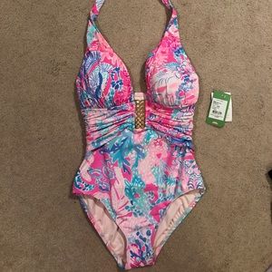 NWT Lilly Pulitzer Lanai halter aquadesiac 4